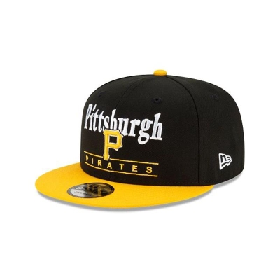 Sapca New Era Pittsburgh Pirates MLB Two Tone Retro 9FIFTY Snapback - Negrii